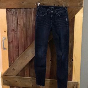 27x29 Stevie Skinny Silver Jeans